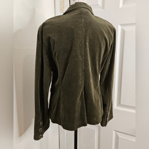 NWT L.A. Blues velvet textured blazer size large - Picture 2 of 10